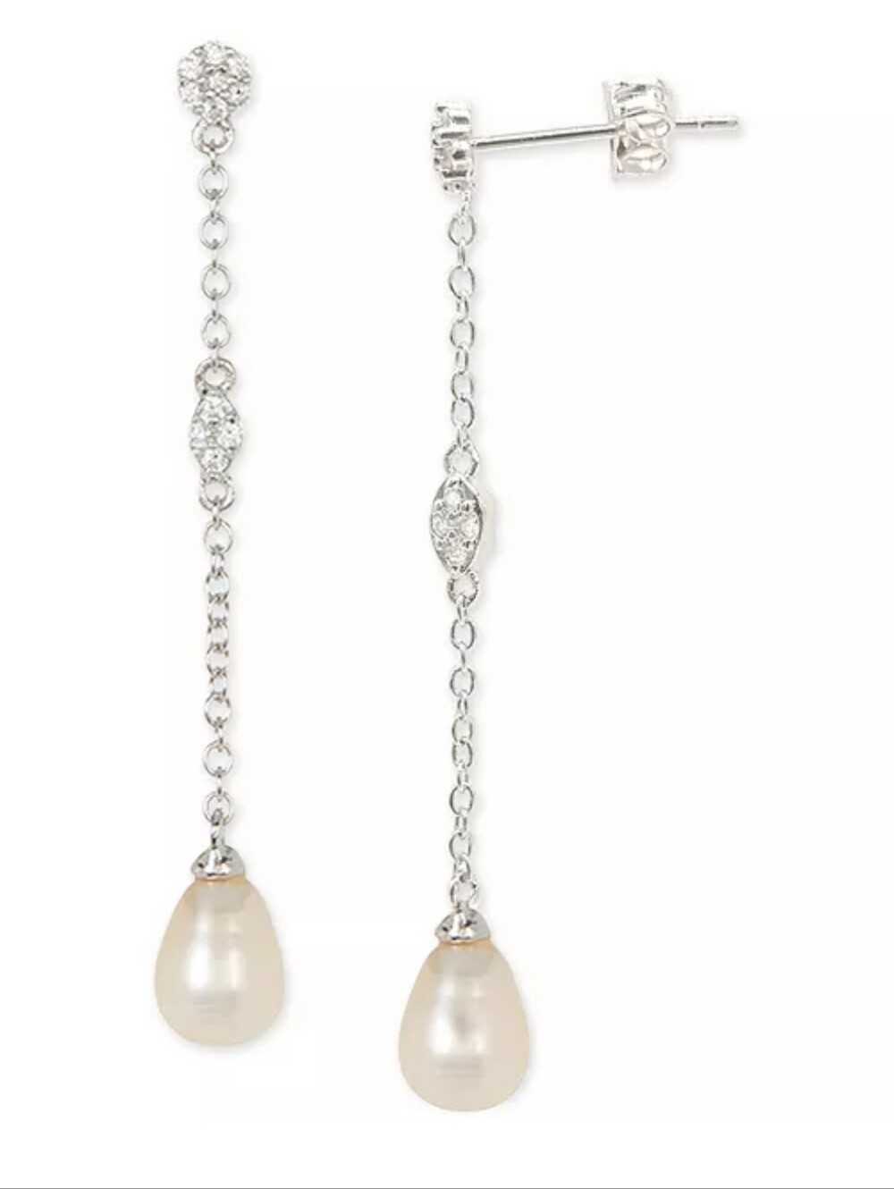 Nordstrom Pearl Drop Dangling Earrings
